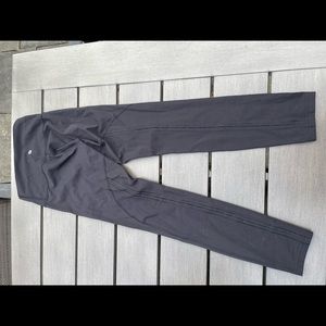 Lululemon Black Leggings with Hole Detailing down the Back